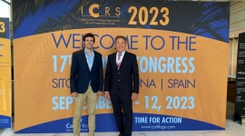 Foto Los Doctores Diego Delgado y Mikel Sánchez, ponentes en el 17º Congreso ICRS de Sitges 